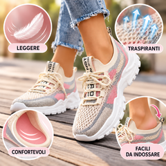 AIRSYNQ™ - SNEAKERS DONNA TRASPIRANTI PER IL COMFORT DI TUTTO IL GIORNO