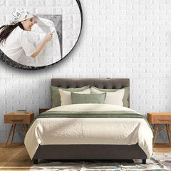 BRICKWALL® – 3D CARTA DA PARETI AUTOADESIVA (77 cm x 70 cm)