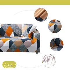 SOFTSTRETCH® - COPRIDIVANO ELASTICIZZATO DI ALTA QUALITÀ - DUE TESTE