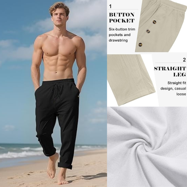 LINERA™ - PANTALONI ESTIVI DA UOMO