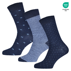 COTTONELITE™ – CALZINI IN COTONE PREMIUM OEKO-TEX (CONFEZIONE DA 3) - 1,66 € per pez.