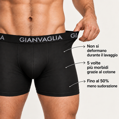 COTTONCORE™ – COTONE BOXER DA UOMO 4+1 GRATUITO - 2,59 € per pez.