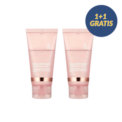 NOCTIVA™ – maschera viso peel-off al collagene da notte, 1+1 GRATIS (2 tubi + 2 pennelli)