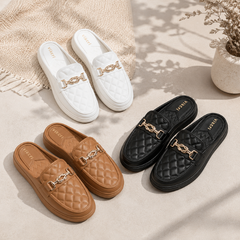 ELEVIA™ - PANTOFOLE DA DONNA CON SUOLA MORBIDA E RIALZO DISTINTIVO, COMODE PER TUTTO IL GIORNO