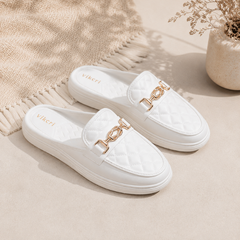 ELEVIA™ - PANTOFOLE DA DONNA CON SUOLA MORBIDA E RIALZO DISTINTIVO, COMODE PER TUTTO IL GIORNO