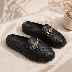 ELEVIA™ - PANTOFOLE DA DONNA CON SUOLA MORBIDA E RIALZO DISTINTIVO, COMODE PER TUTTO IL GIORNO