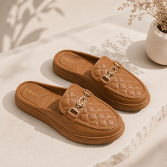 ELEVIA™ - PANTOFOLE DA DONNA CON SUOLA MORBIDA E RIALZO DISTINTIVO, COMODE PER TUTTO IL GIORNO