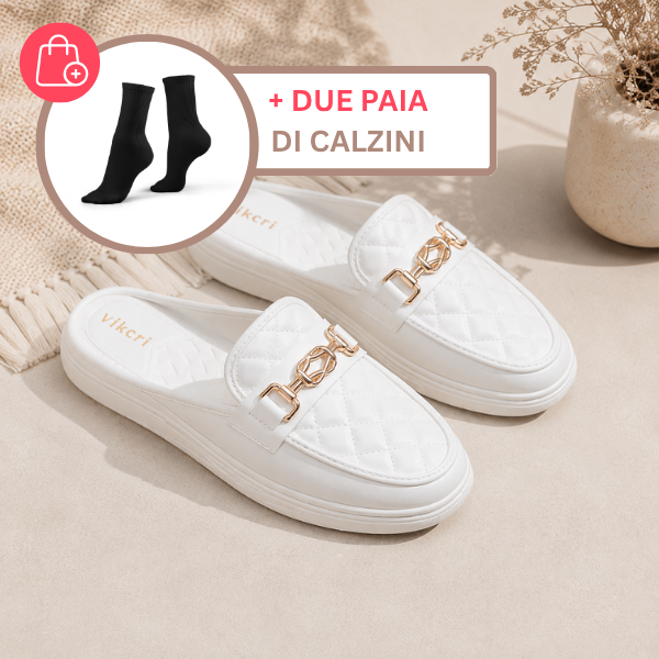 ELEVIA™ - PANTOFOLE DA DONNA CON SUOLA MORBIDA E RIALZO DISTINTIVO, COMODE PER TUTTO IL GIORNO