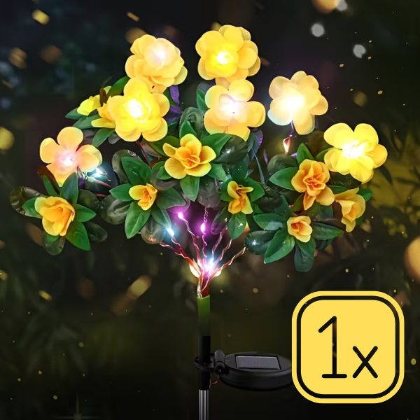FLORABRIGHT™ – LUCE SOLARE DA GIARDINO A FORMA DI FIORE