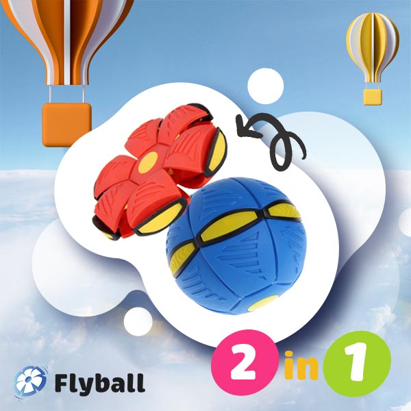 FLYBALL™  –  PALLA FRISBEE 1 + 1 GRATIS