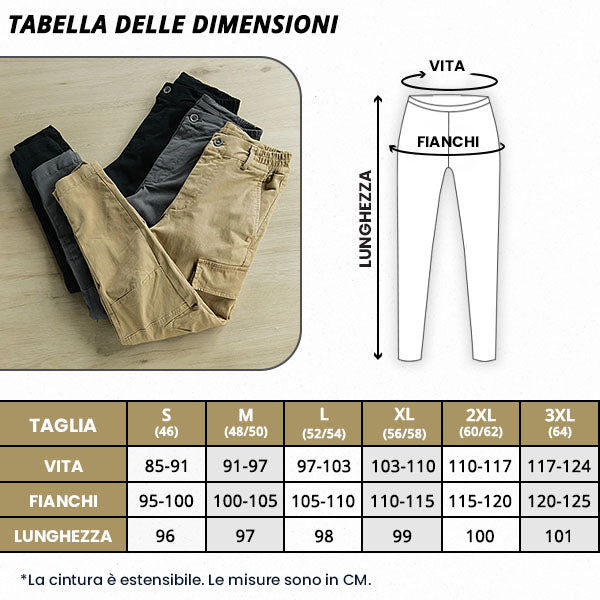 GEARFLEX™ – PANTALONI CARGO DA UOMO