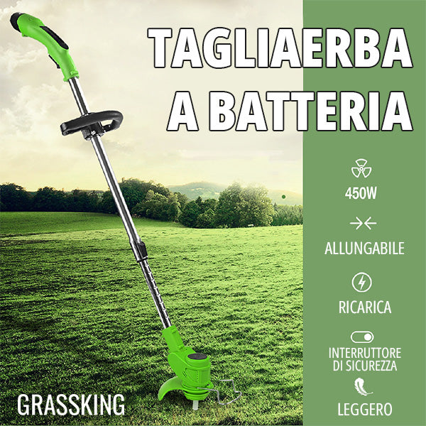 GRASSKING™ - TAGLIAERBA A BATTERIA