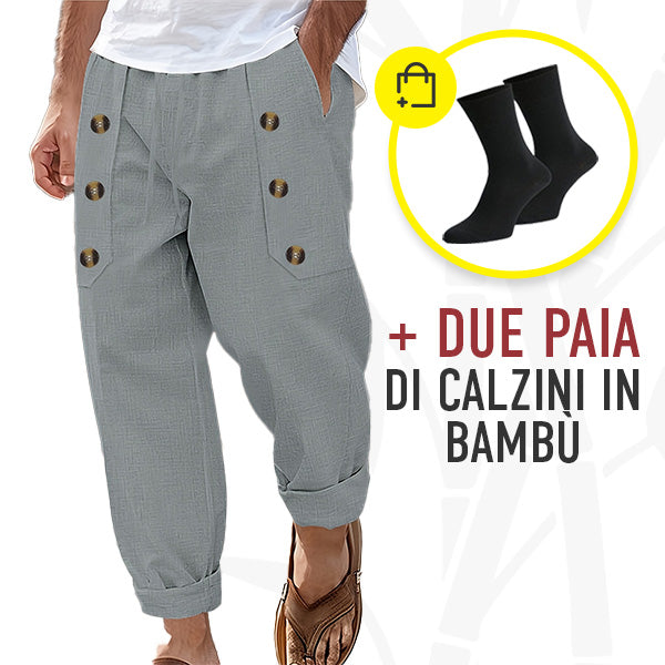 LINERA™ - PANTALONI ESTIVI DA UOMO
