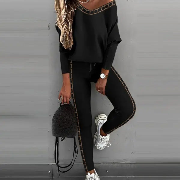 LUNACHIC - SET DI MAGLIA E PANTALONI ALLA MODA