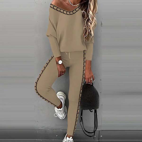 LUNACHIC - SET DI MAGLIA E PANTALONI ALLA MODA
