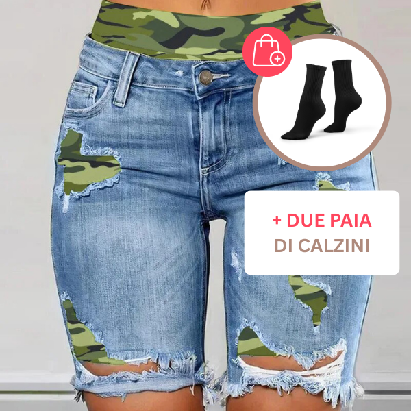 PATCHFUSION - PANTALONI CORTI DA DONNA