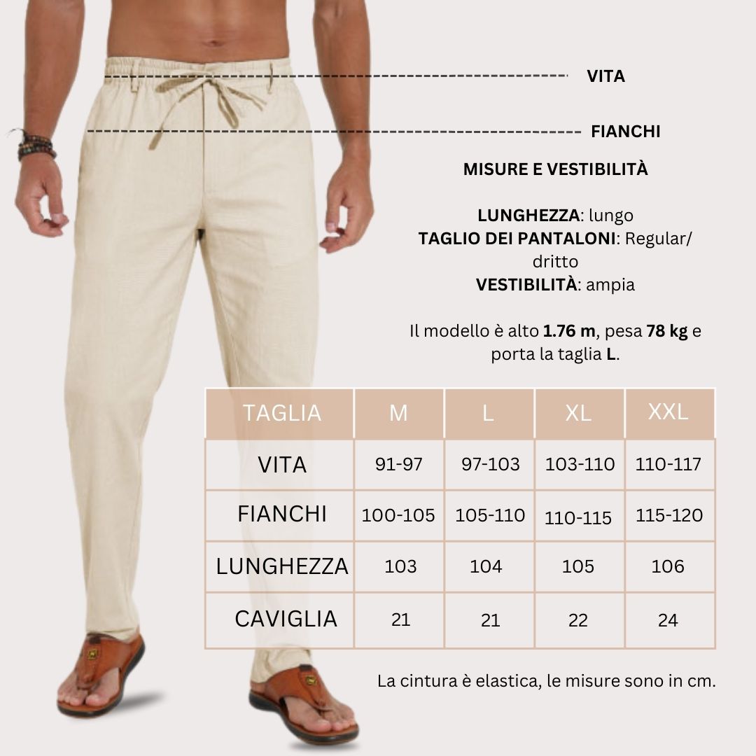 RELAXBREEZE™ - PANTALONI LEGGERI DA UOMO