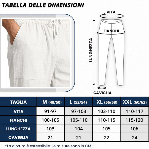 RELAXBREEZE™ - PANTALONI LEGGERI DA UOMO