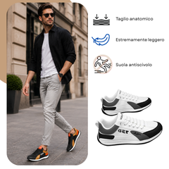 STRAVIO™ - COMODE SCARPE DA UOMO PER TUTTI I GIORNI, CON LACCI ELASTICI