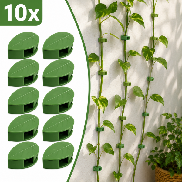 LEAFFIX - CLIP AUTOADESIVE PER PIANTE (10 PEZZI)