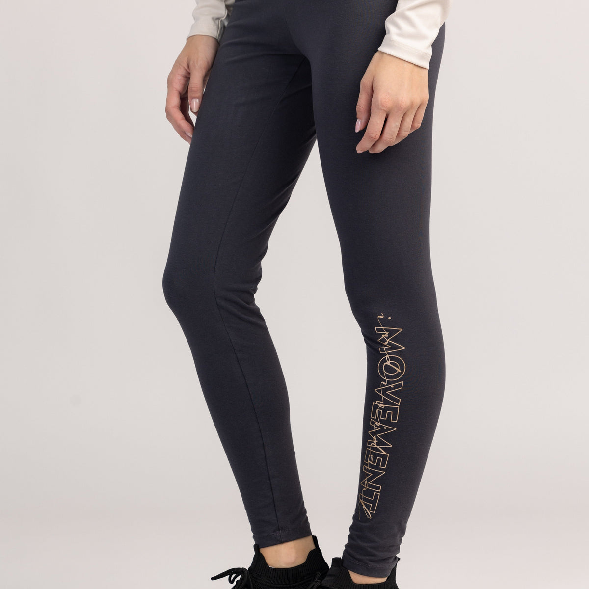 SOLAVE - LEGGINGS LUNGHI IN COTONE DA DONNA