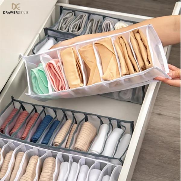 DRAWERGENIE® – SET DA 3 PEZZI PER TENERE IL GUARDAROBA ORGANIZZATO 1+1 GRATIS