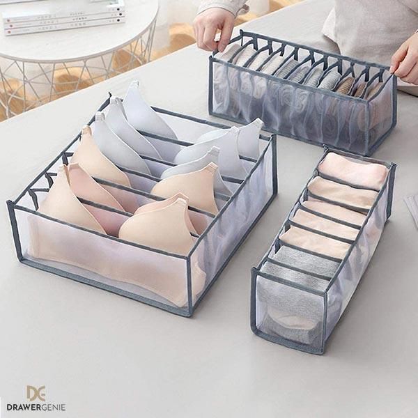 DRAWERGENIE® – SET DA 3 PEZZI PER TENERE IL GUARDAROBA ORGANIZZATO 1+1 GRATIS