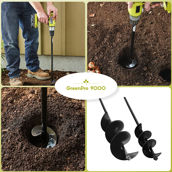 GREENPRO 9000® - PUNTA DI TRAPANO PER COLTIVARE LA TERRA