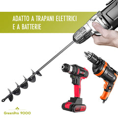 GREENPRO 9000® - PUNTA DI TRAPANO PER COLTIVARE LA TERRA
