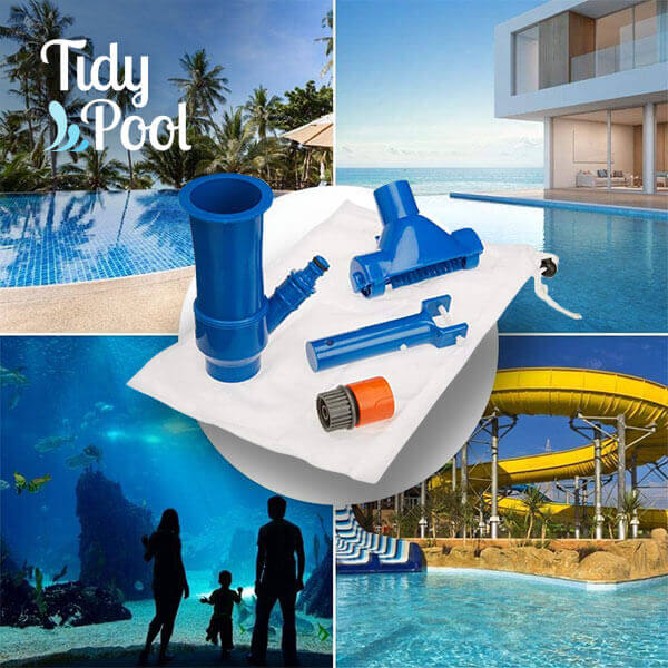 TIDYPOOL™ – ASPIRAPOLVERE SUBACQUEO PER LA PULIZIA DELLE PISCINE