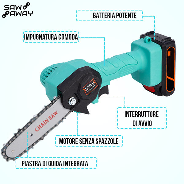 SAWAWAY™ –  SEGA A CATENA PORTATILE